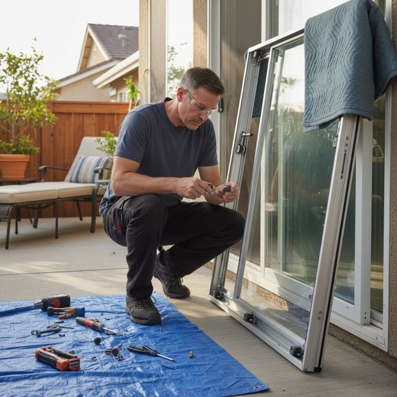 Patio Door Track Repair in Kansas City, KS