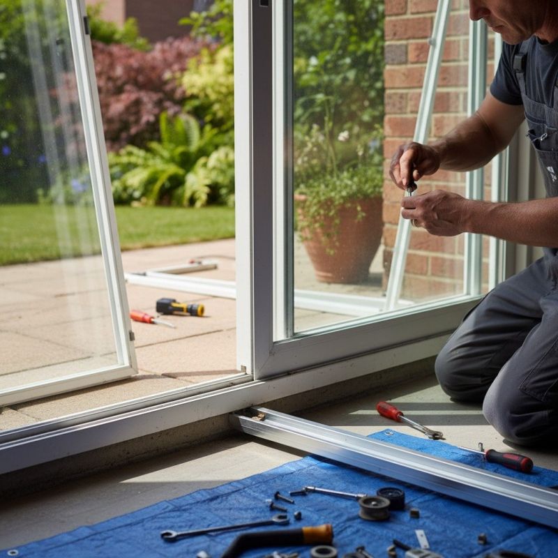 Patio Door Track Repair in Conroe, TX