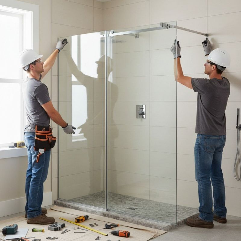 Glass Shower Door Installation in Denver County, CO